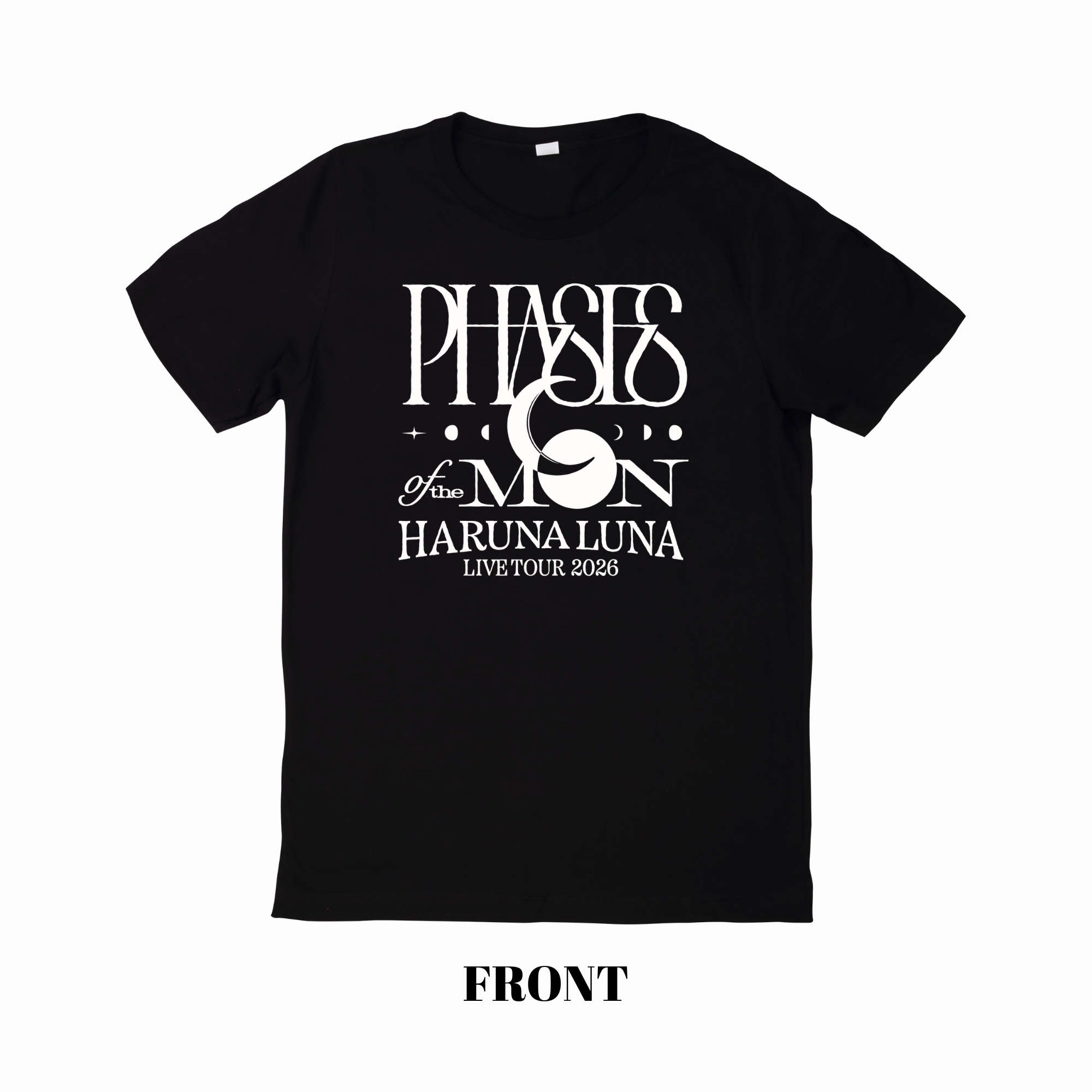 Phases of the Moon Tシャツ（黒）