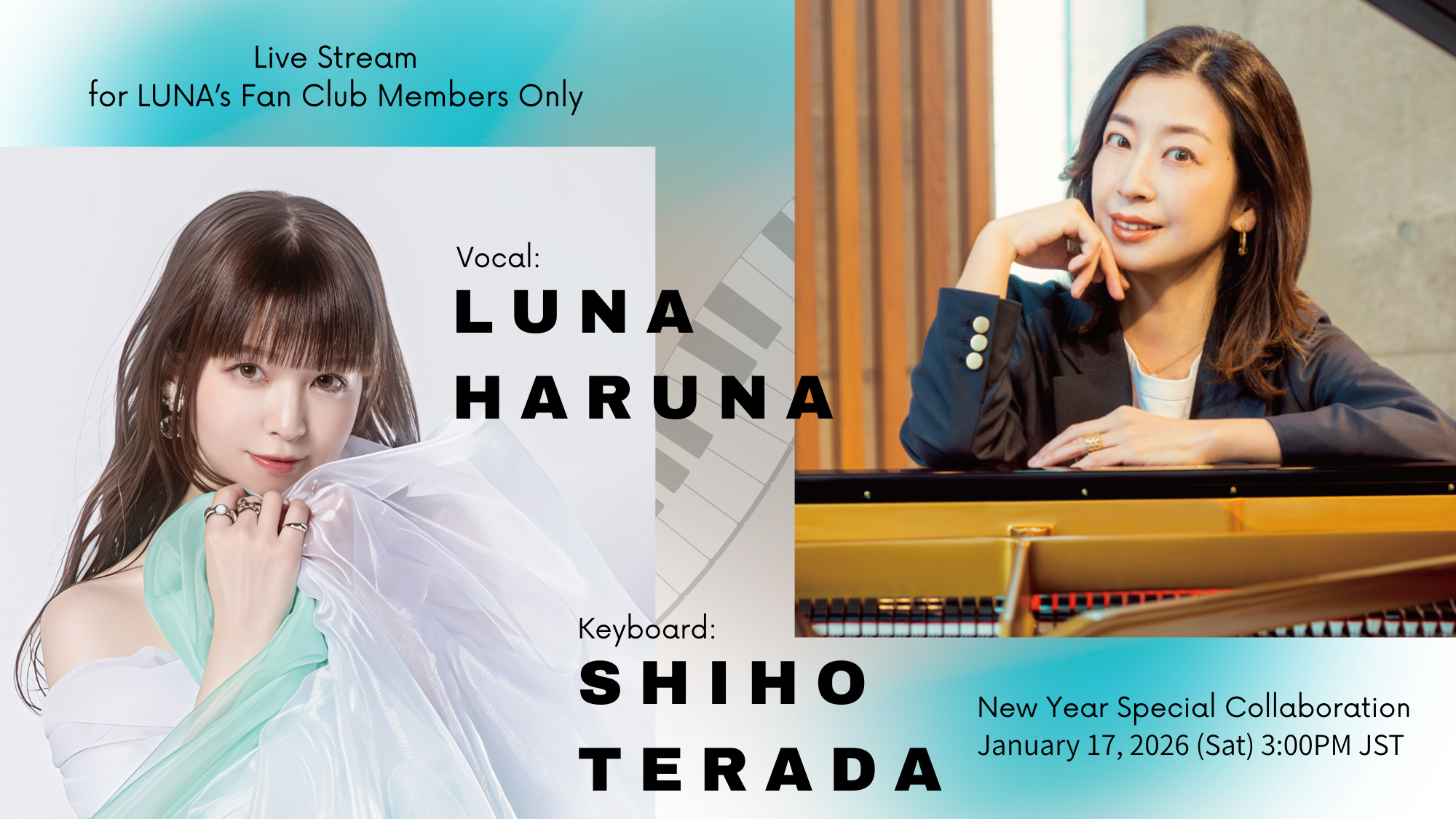春奈るな(Vo)×寺田志保(Key) New Year Special Collaboration